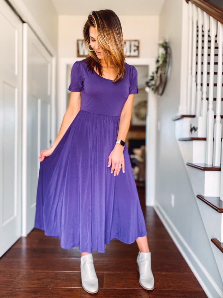 Riley Purple Dress Medium