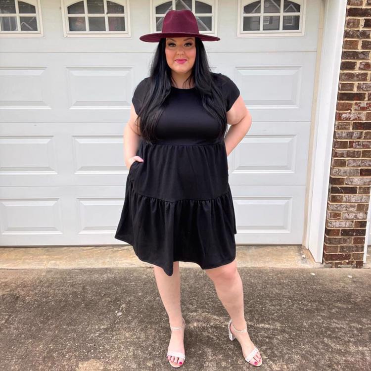 ARIEL Black DRESS MEDIUM / Black