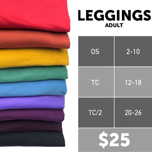 Os leggings size hot sale