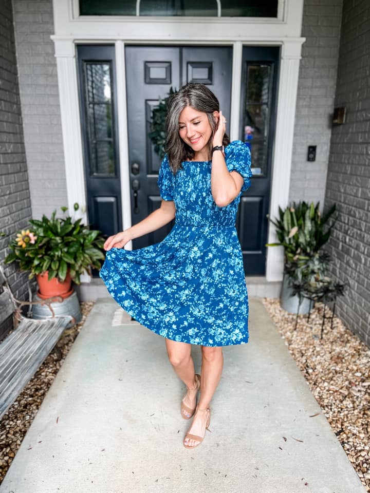 ALINA NAP DRESS OCEAN FLORAL / MEDIUM ALINA NAP DRESS OCEAN FLORAL / MEDIUM