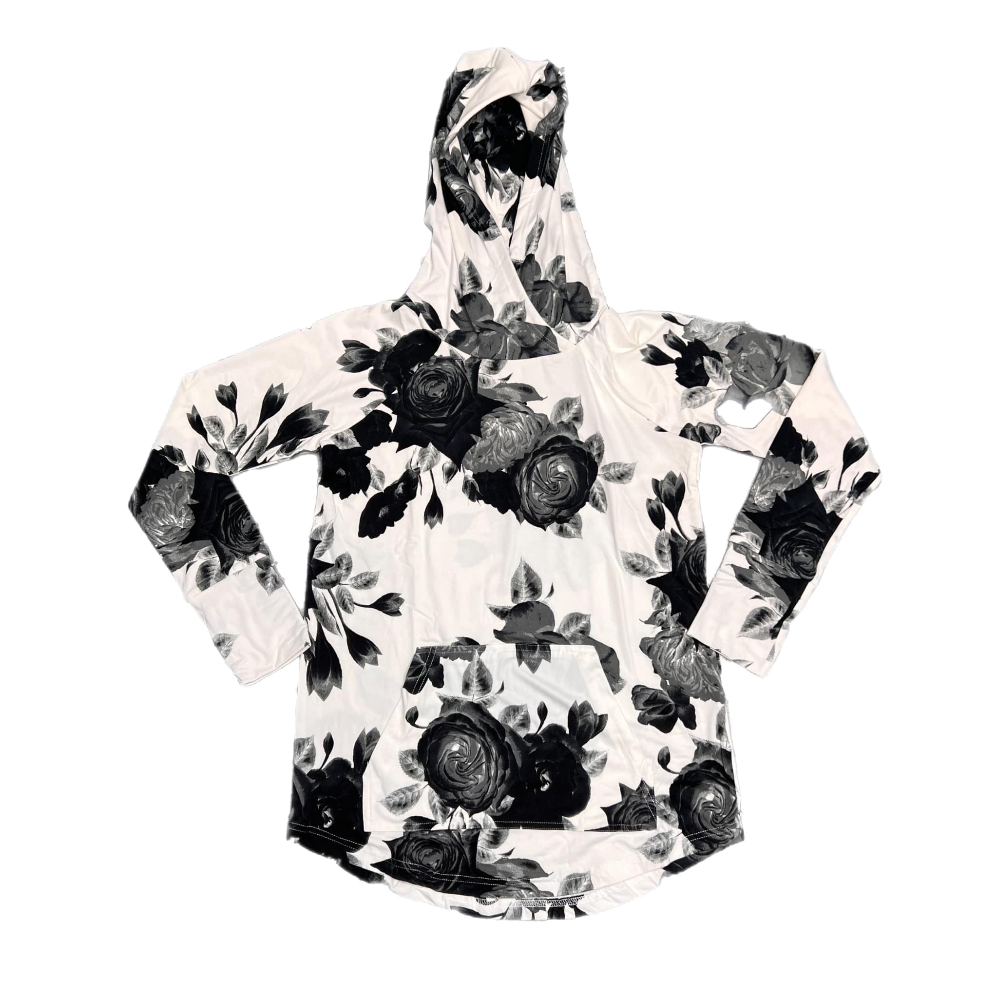 【MUDIDI】Flower anorak hoody 005 Buy Flower Hoodie Online | Best Hoodie With Flowers - Ruemood