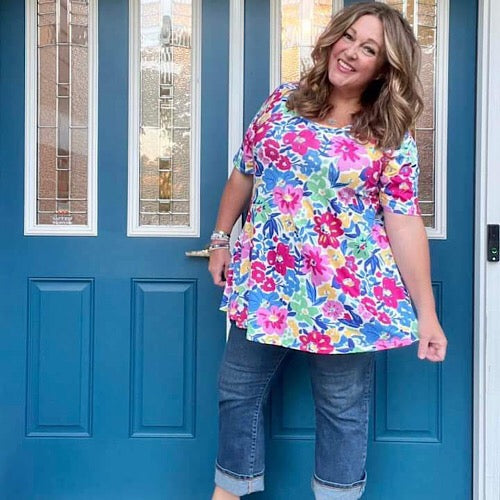 PERFECT TEE - BOLD FLORAL