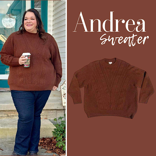 トップス ANDREA&CO. COLOR SCHEME ASYMMETRY KNIT トップス ANDREA&CO. COLOR SCHEME ASYMMETRY KNIT ANDREA&Co. COLOR