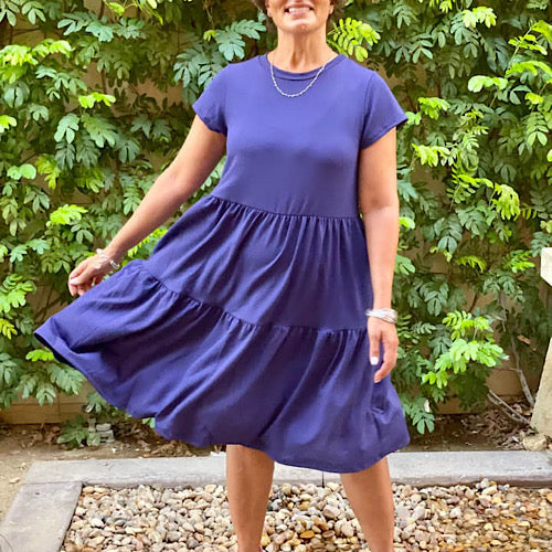 ARIEL DARK PURPLE DRESS