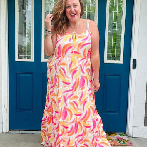 CARINA TIERED MAXI DRESS