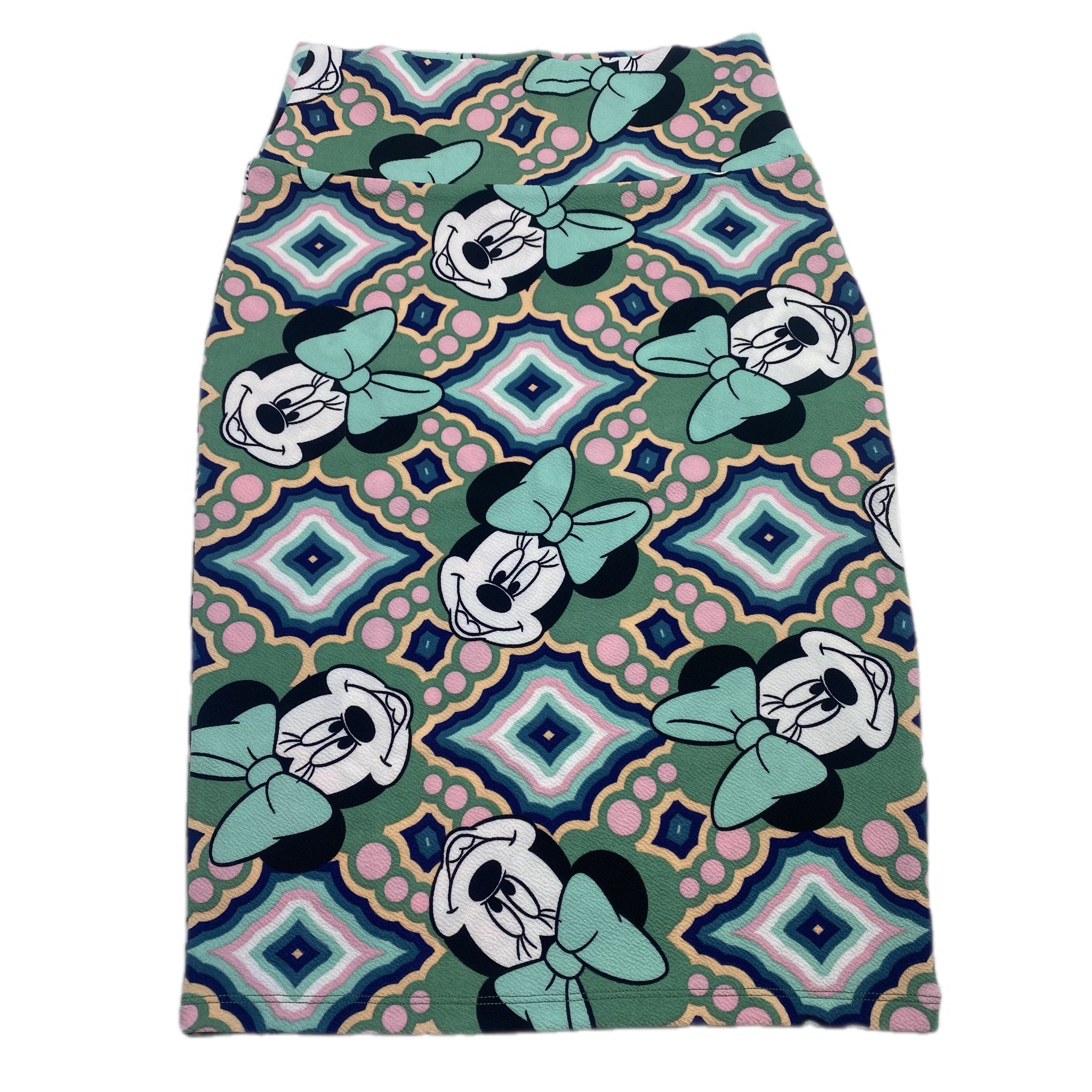 DISNEY CASSIE PENCIL SKIRT - MINNIE MOUSE GREEN