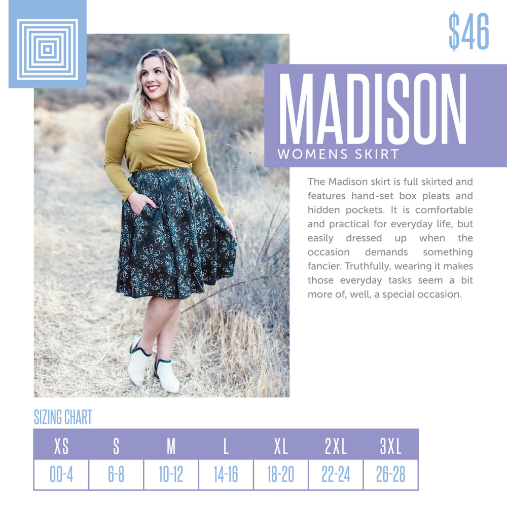 DISNEY MADISON SKIRT - WITH POCKETS