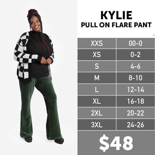 Kylie Pull On Flare Pant