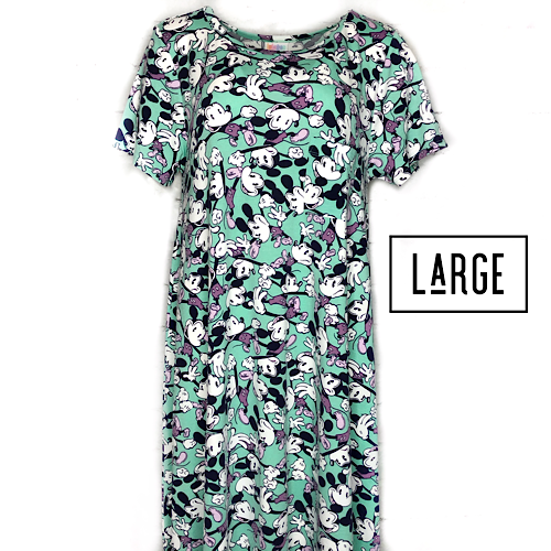 DISNEY CARLY DRESS LARGE